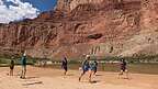 Ultimate Frisbee on the River